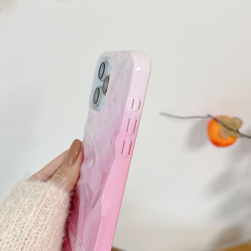 Rockit - Gestructureerde telefoonhoes met kleurverloop - iPhone 16 Pro Max / 16 Pro / 16 Plus / 16
