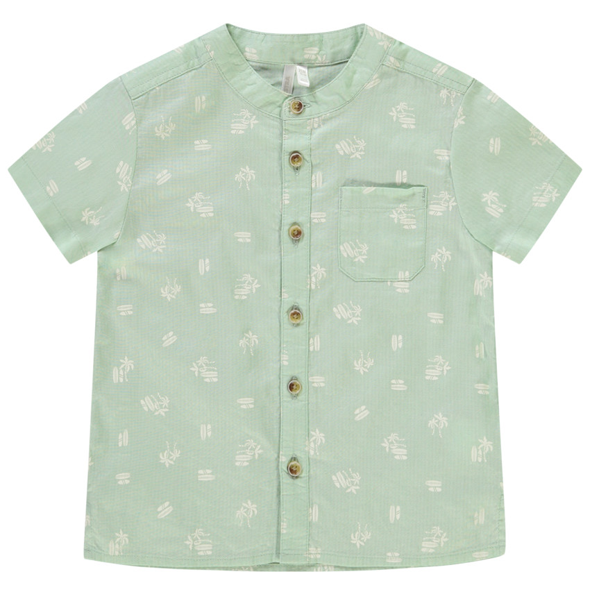 Chemise manches courtes imprimé surf pour bébé garçon