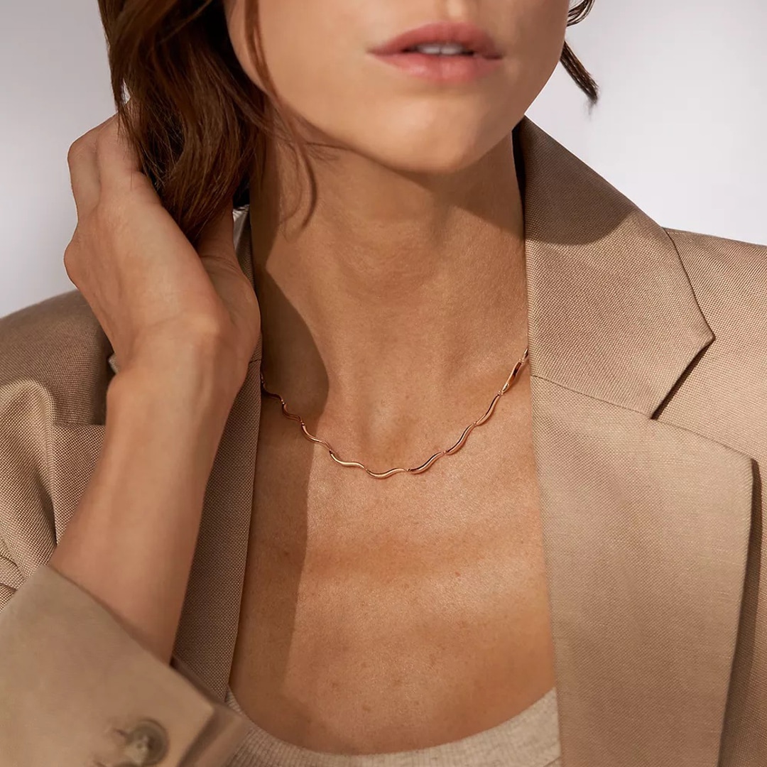 Skagen Halskette Kariana Wave rosé vergoldet