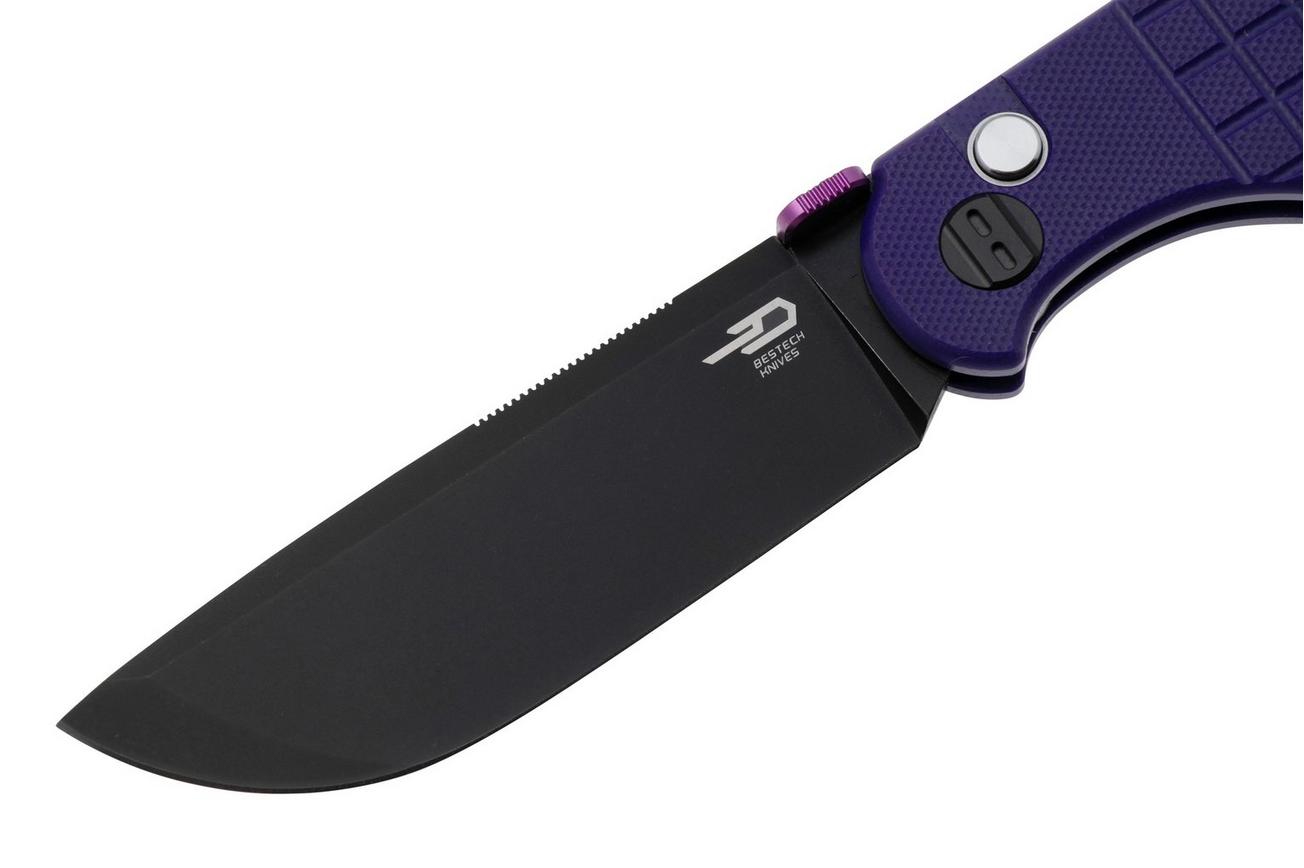 Bestech Glok BG55D Blackwashed Purple G10, zakmes, Keanu Alfaro Design