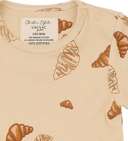 VACVAC Body k/ä - Rib - Kurt - BIG Croissant - Beige