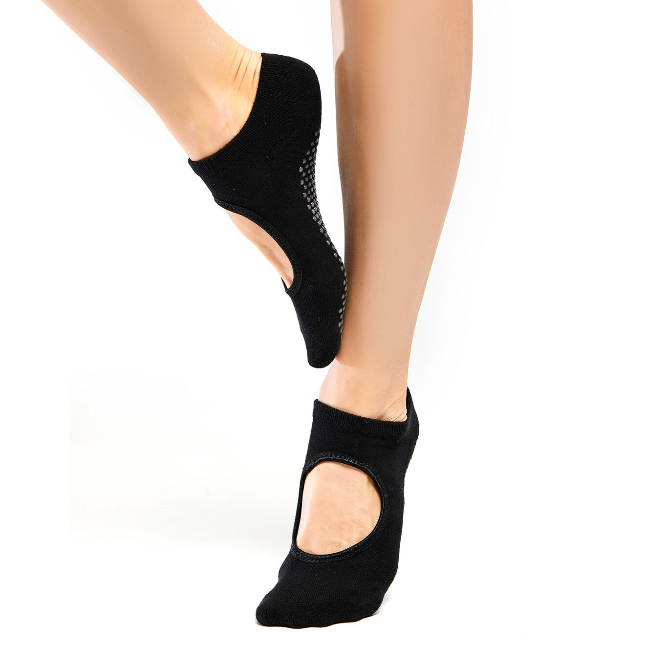 Onamaste 3 Paires de Chaussettes de Yoga multicolores