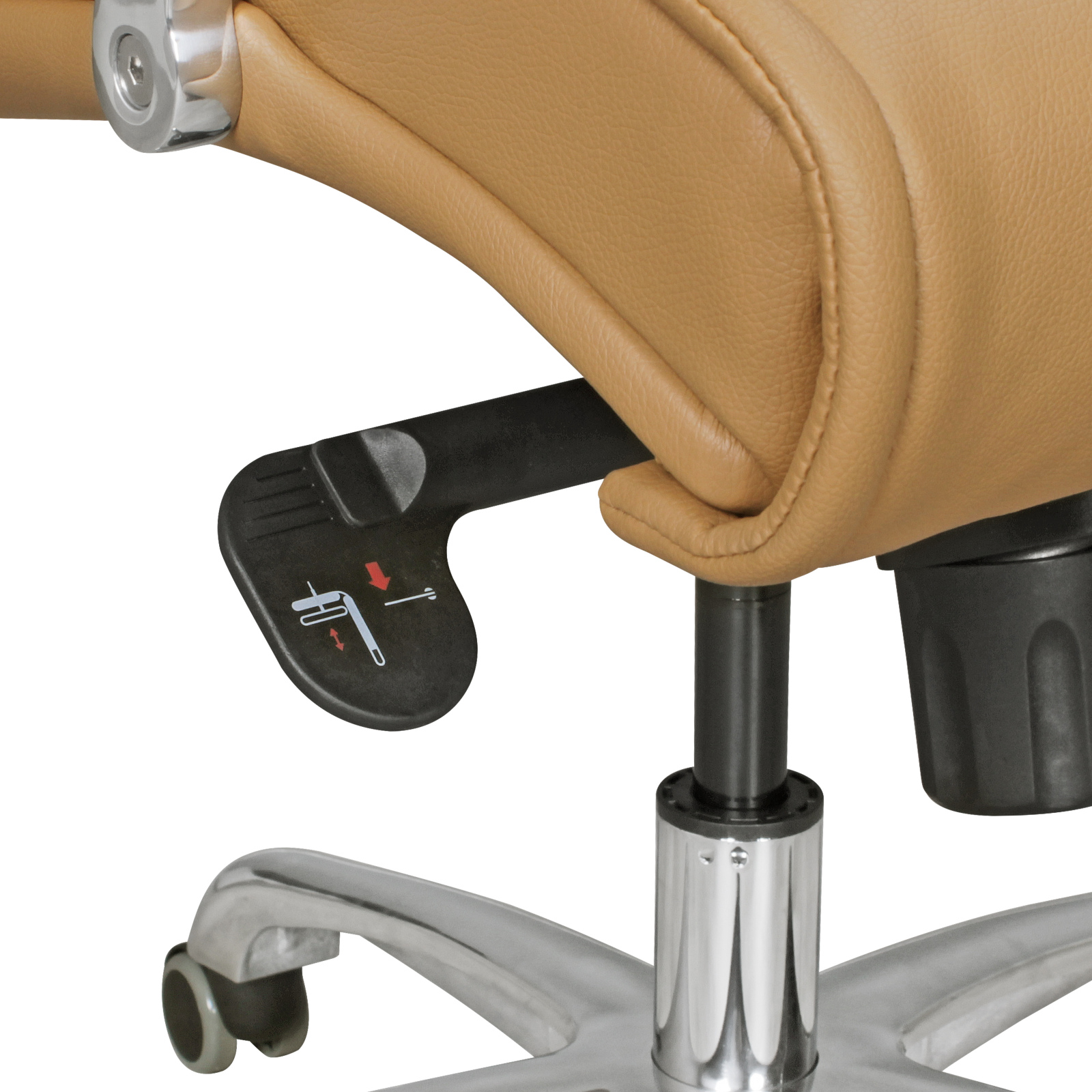 Bürostuhl - caramel - ergonomische Form