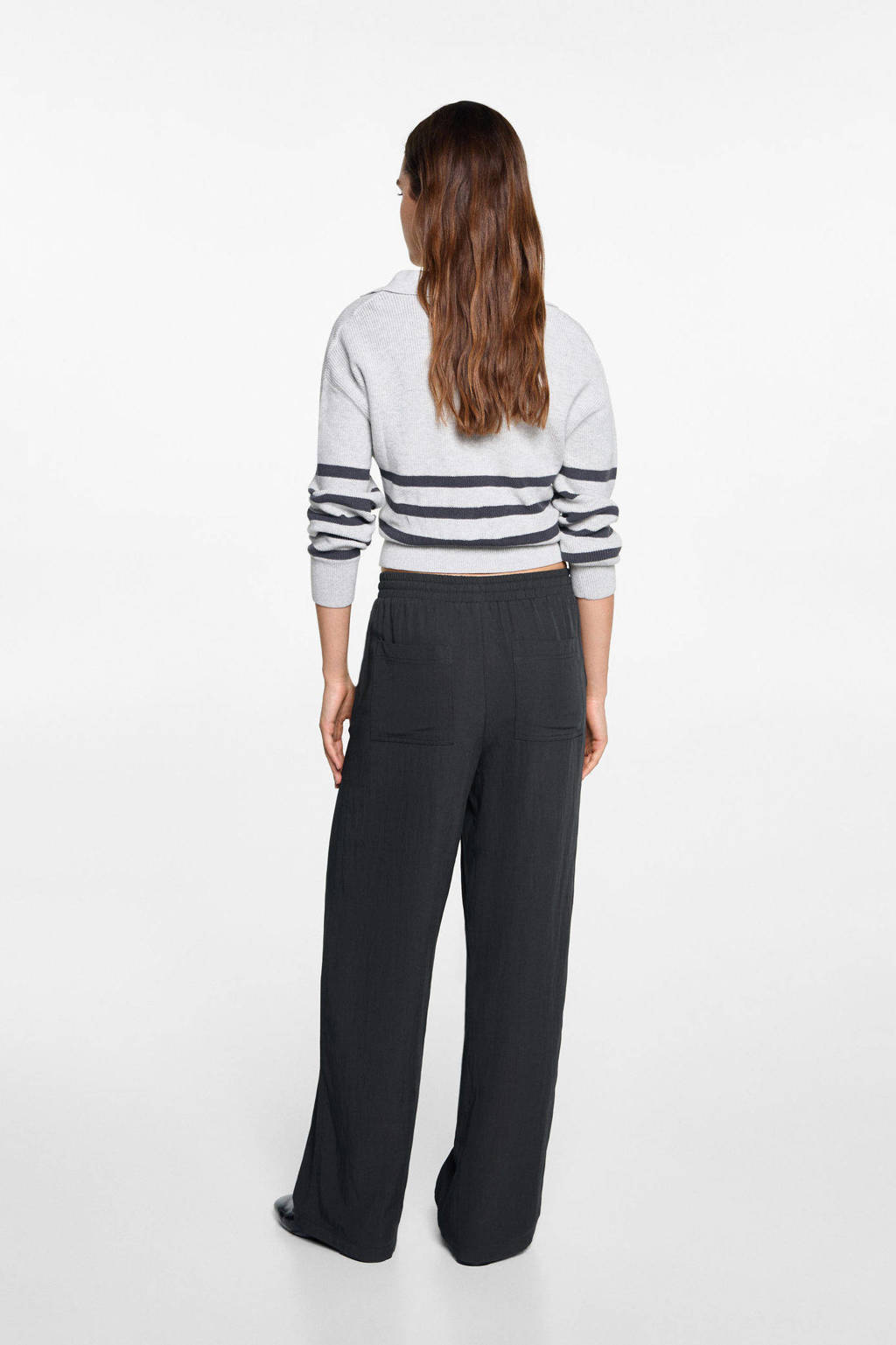 MANGO TEEN broek antraciet
