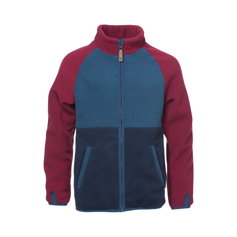 Kinder Mian Fleece Jacke sun-dried tomato