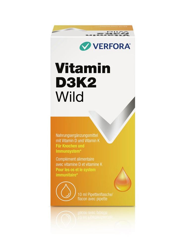 VITAMINE D3K2 WILD Wild Tropfen Fl 10 ml