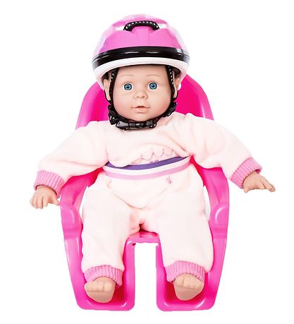 MaMaMeMo Cykelstol Til Dukke - Pink
