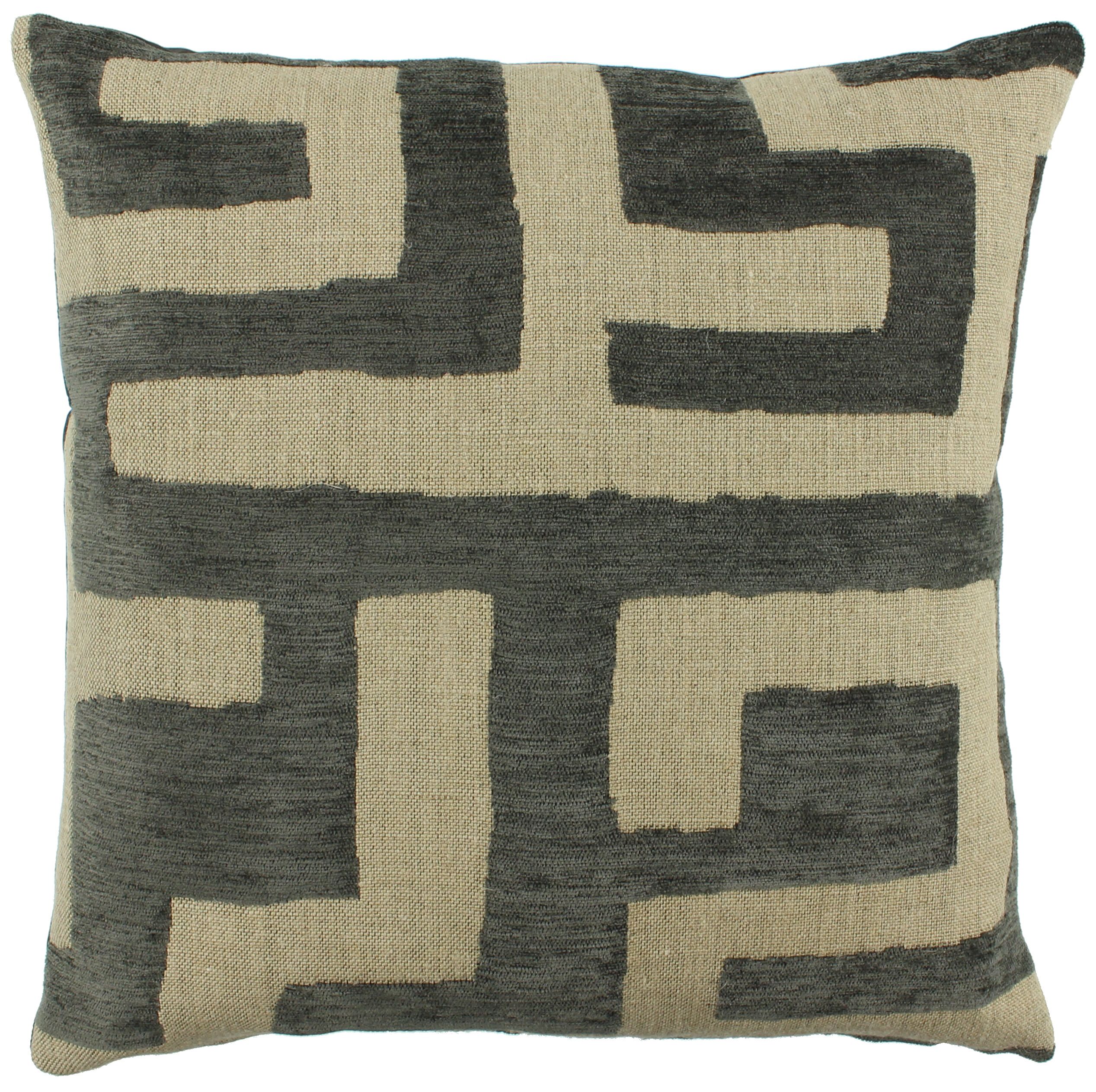 Sierkussen Dark Taupe Kubana  | Claudi