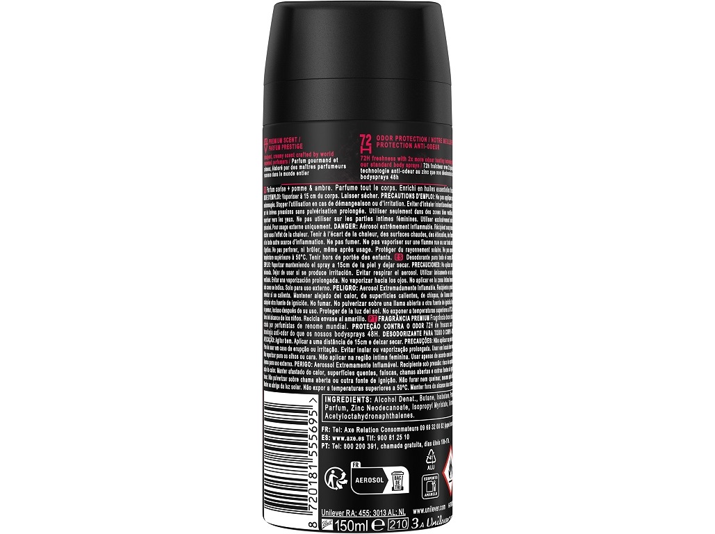 DESODORIZANTE AXE CHERRY FIZZ 150ML