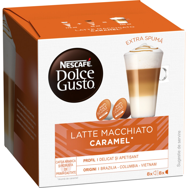 Nescafé Dolce Gusto Macchiato caramel capsules