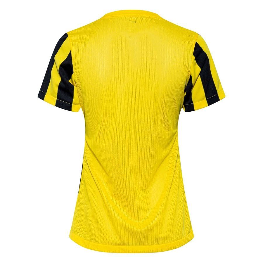 Nike Maillot Dri-FIT Striped Division IV - Jaune/Noir/Blanc Femme