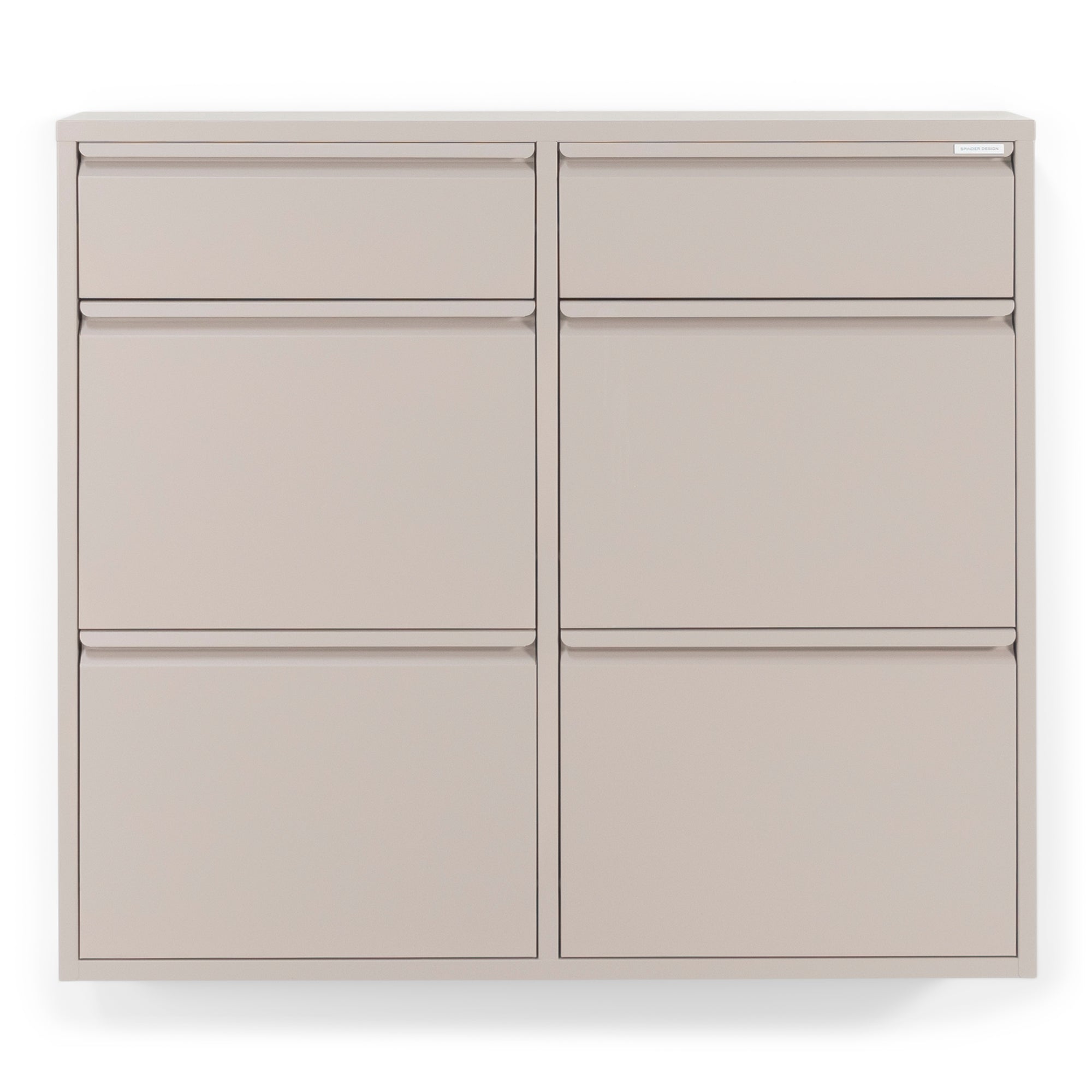 Spinder Design Billy 6 Schoenenkast - Silky Taupe