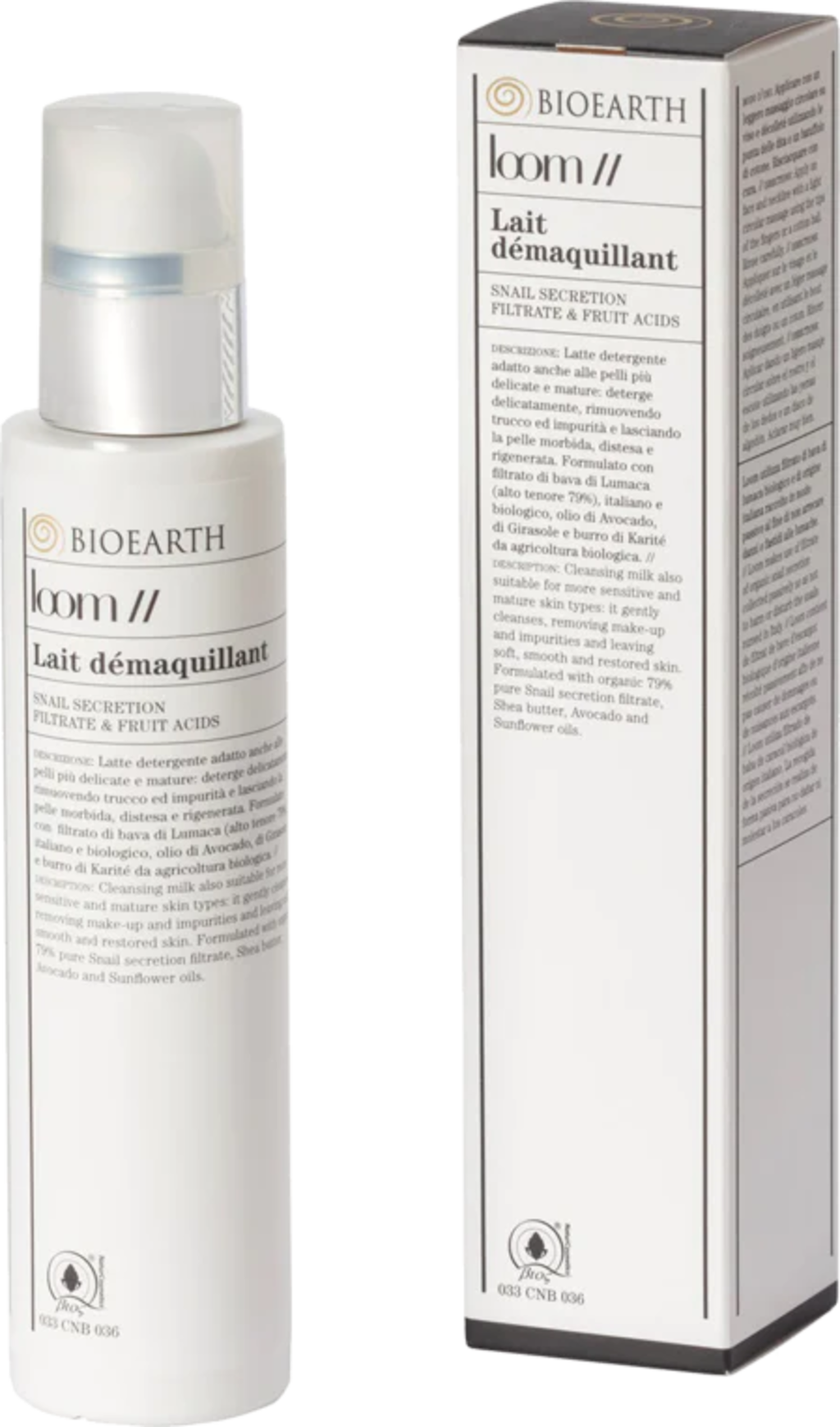 BIOEARTH  Loom Reinigungsmilch, 200 ml