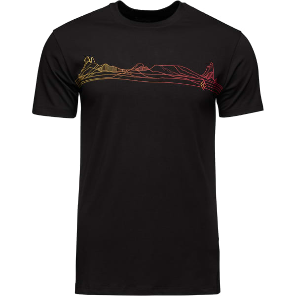 T-shirt randonnée BLACK DIAMOND M DESERT LINES SS TEE BLACK