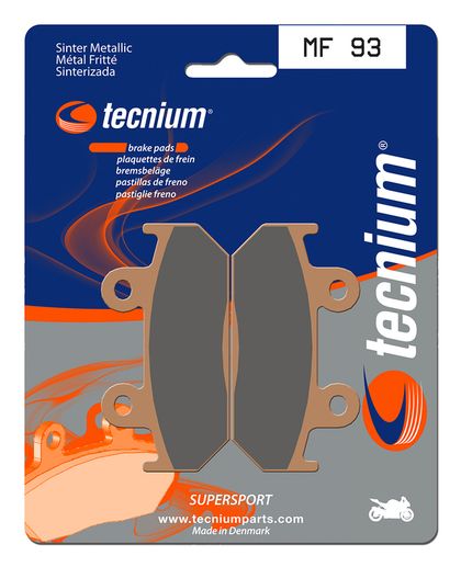Plaquettes de freins Tecnium Performance métal fritté - MF93