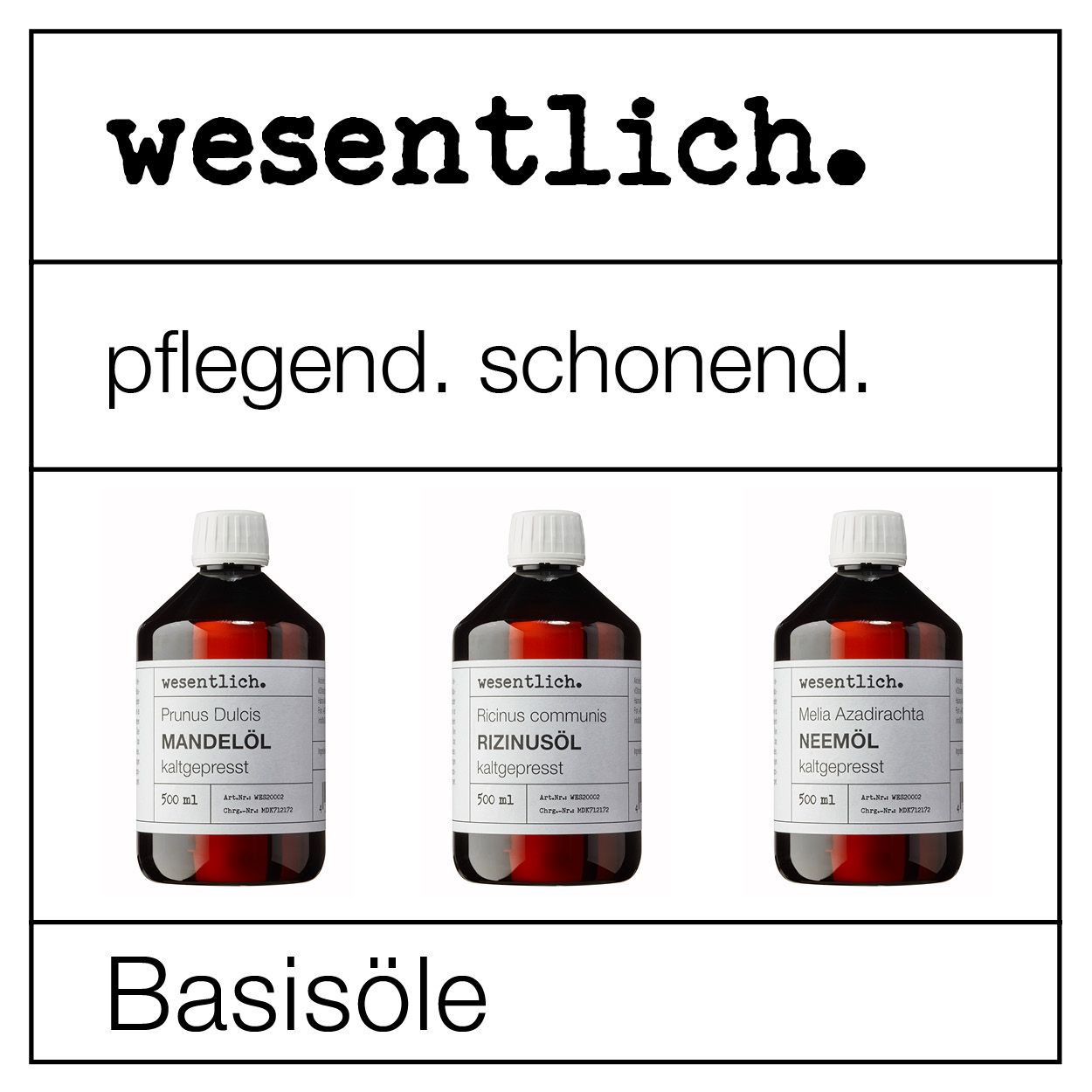 Neemöl kaltgepresst von wesentlich.