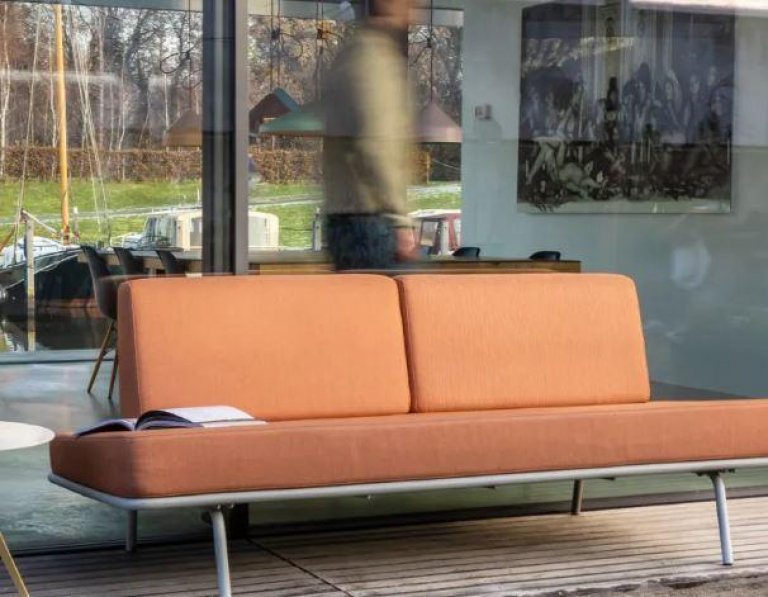 Weltevree Sofabed slaapbank loungebank faded orange