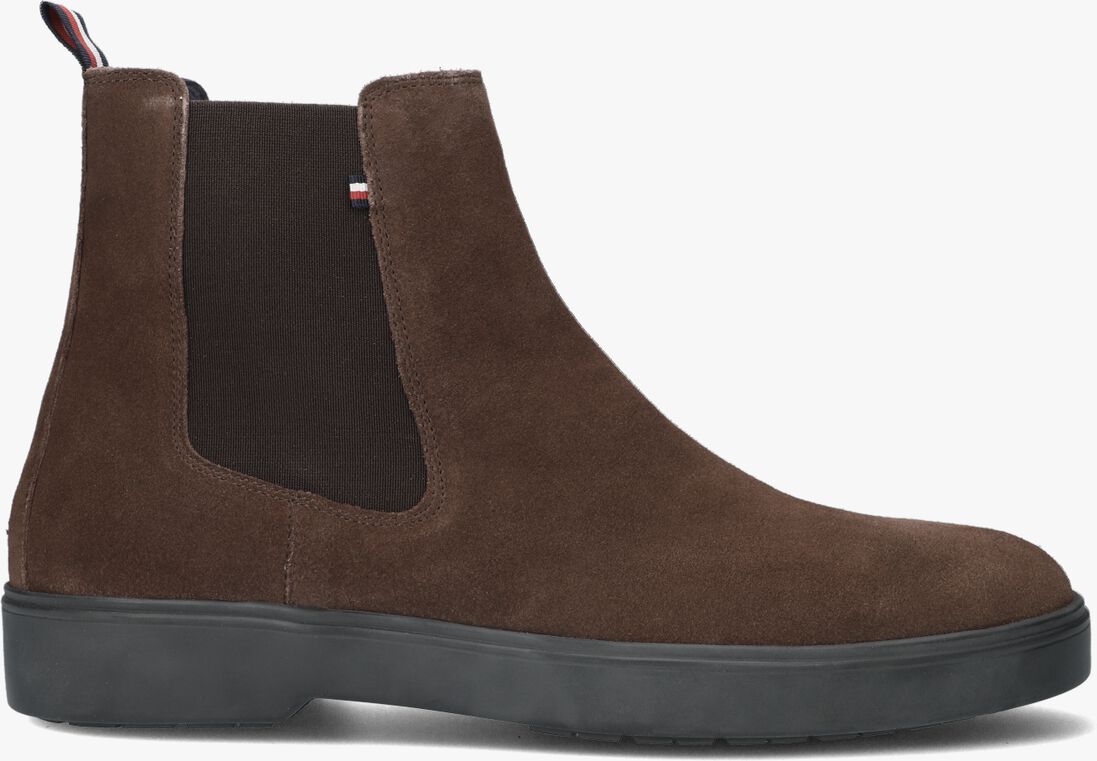 TOMMY HILFIGER bruine tommy hilfiger chelsea boots classic hilfiger suede chelsea