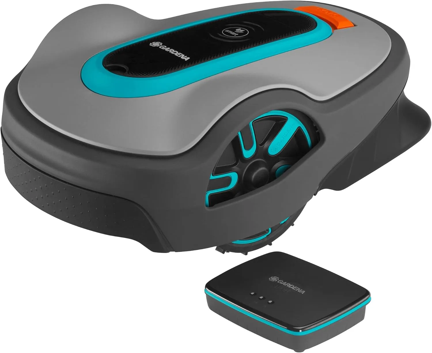 Gardena Mähroboter smart SILENO Life 1500 m² Set: Innovative LONA AI-Technologie, Steuerung per App, SensorControl, für Steigungen bis zu 35 Prozent, inkl. smart Gateway, DE-Version (19704-60)