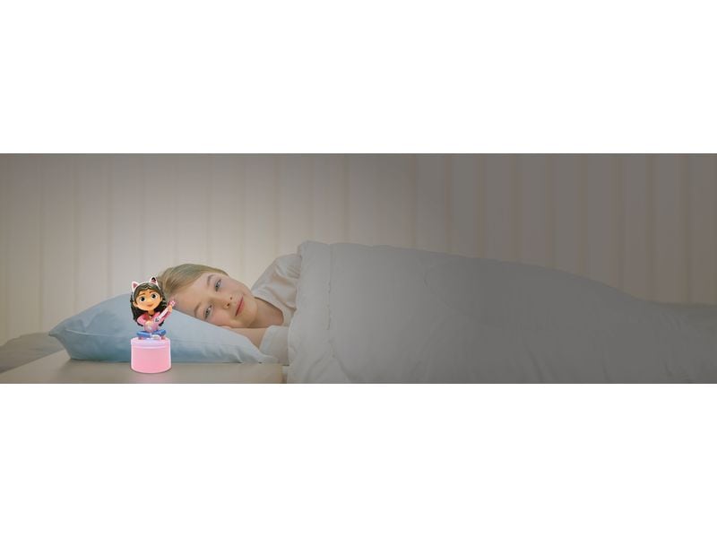 Lexibook Gabby Nachtlicht-Lautsprecher Rosa Angenehmes Nachtlicht mit 3D Figur