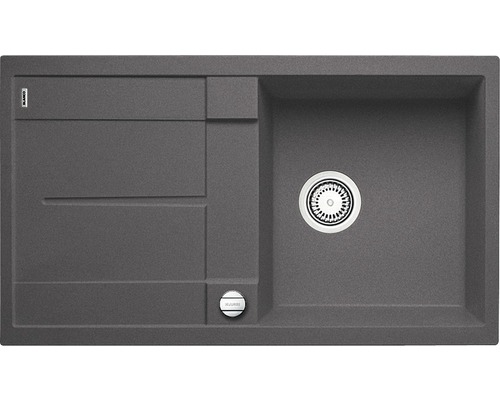 Blanco METRA 5 SF spoelbak, 850 x 490 mm, steengrijs, 519102