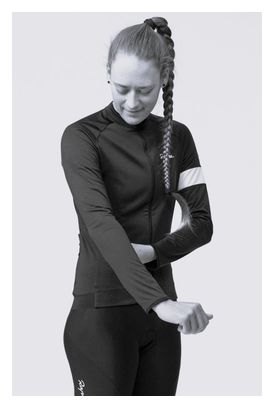 Maillot Manches Longues Rapha Core Bleu / Blanc Femme
