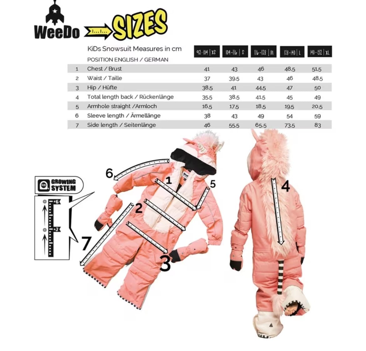 WeeDo Snowsuit Flamingdo<br>Dressene barna elsker å kle på seg!