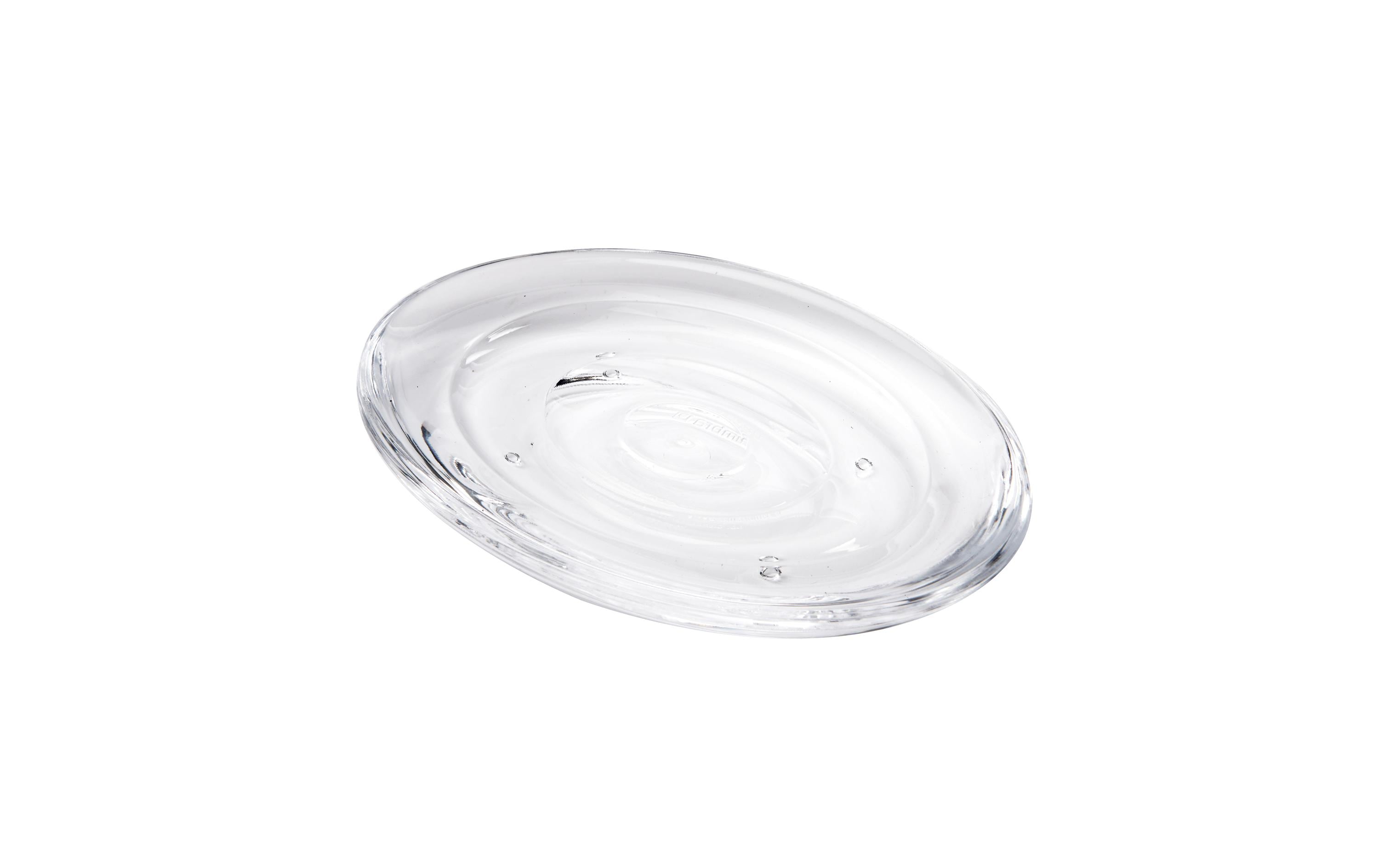 Seifenschale Droplet TransparentOvale Seifenschale aus Acrylglas