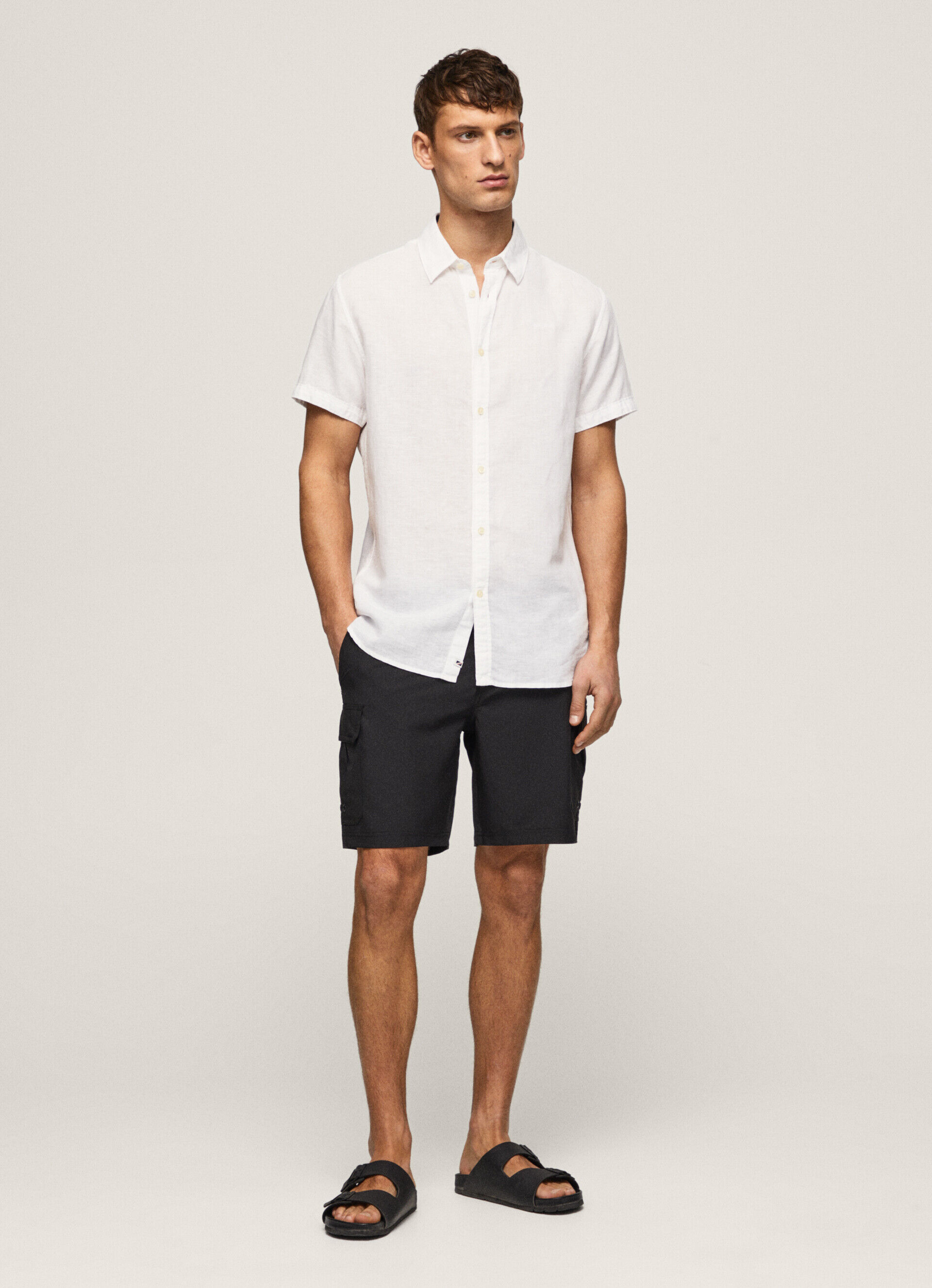 FERGUS CARGO SWIMSUIT BERMUDA - preto