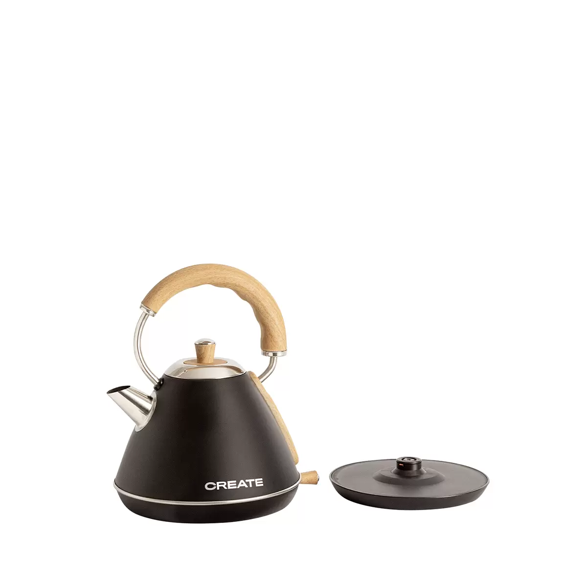 Wasserkocher 1 Liter Retro M Schwarz