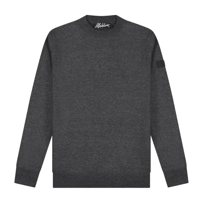 Malelions Knitted Crewneck Sweater Heren