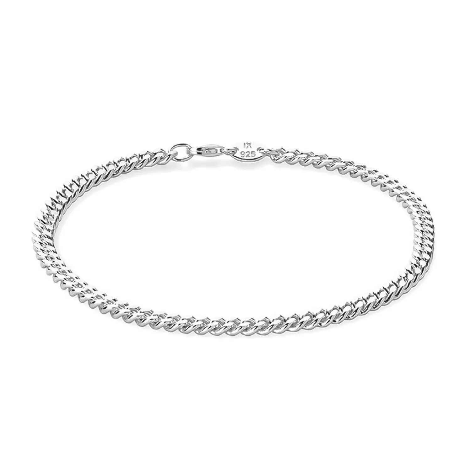 IX Studios Curb Armbånd 22 kt. Sølv DMVGD110RH