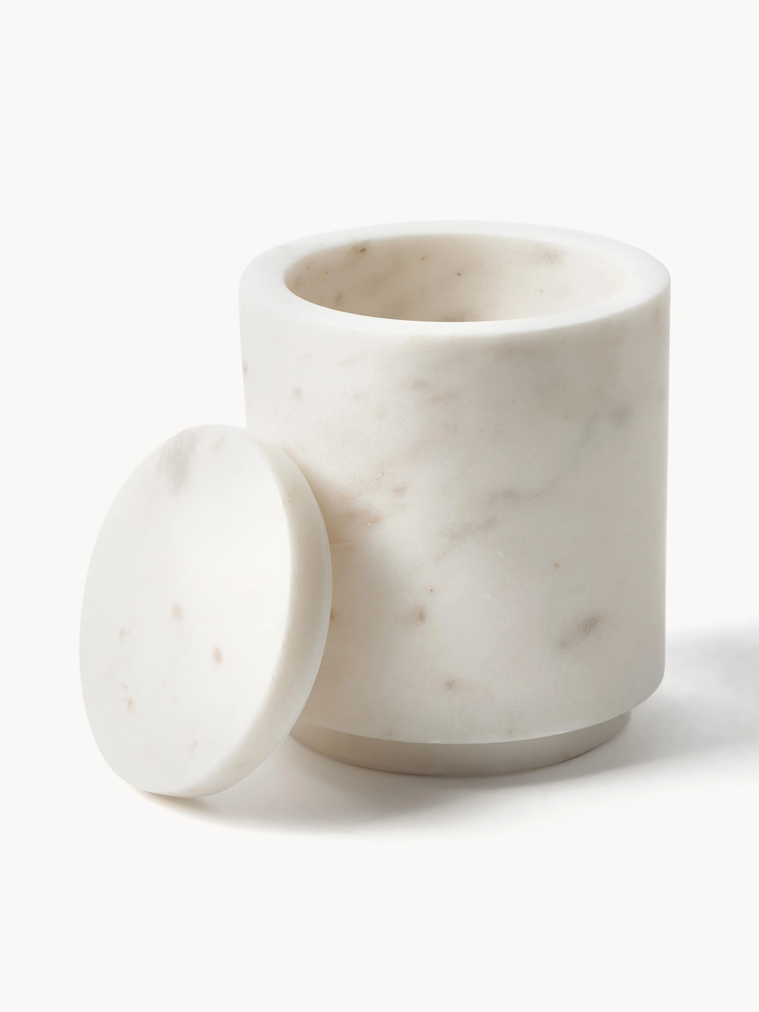 Marmeren opbergpot Simba, H 14 cm