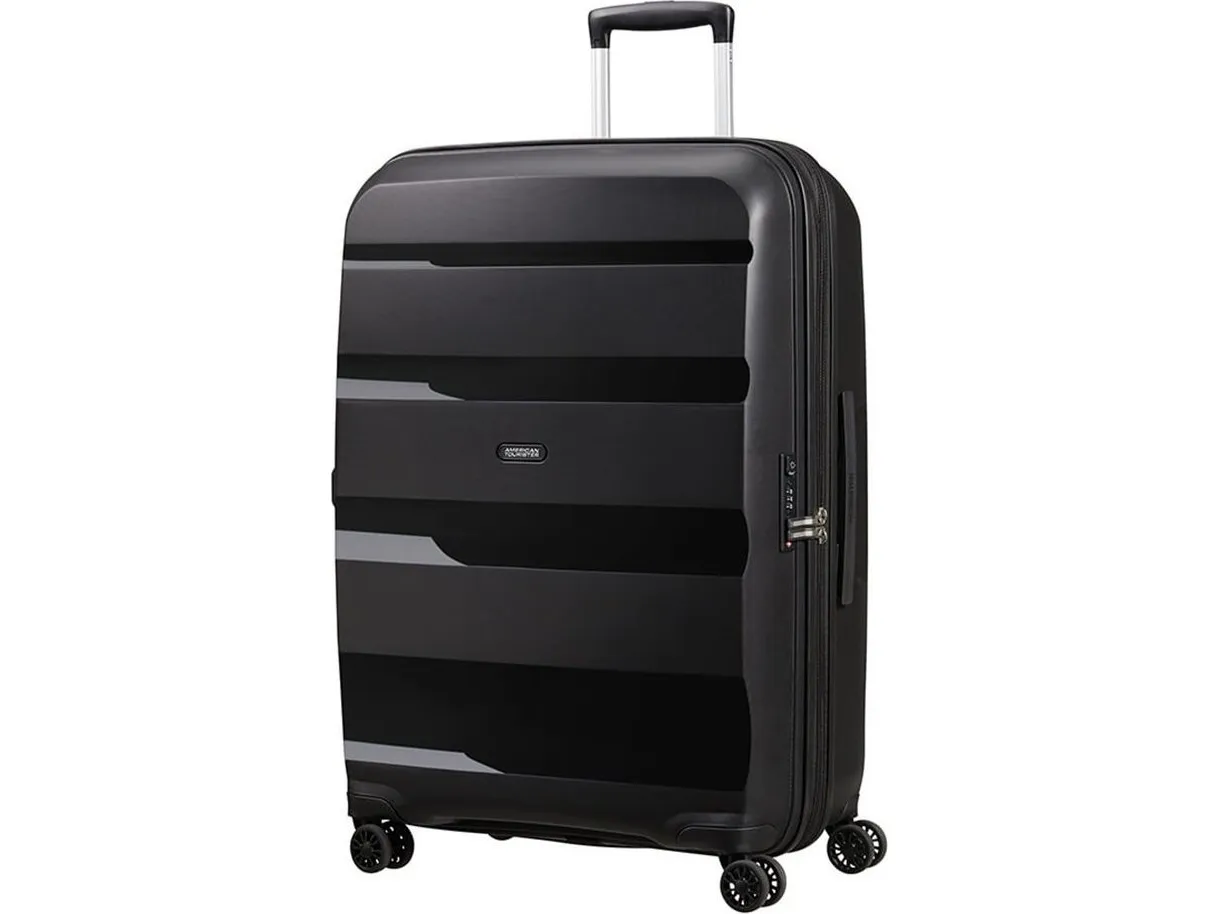 American Tourister BON AIR DLX, Trolley, Hård skal, Sort, Stor, Polypropylen (PP), 4 hjul