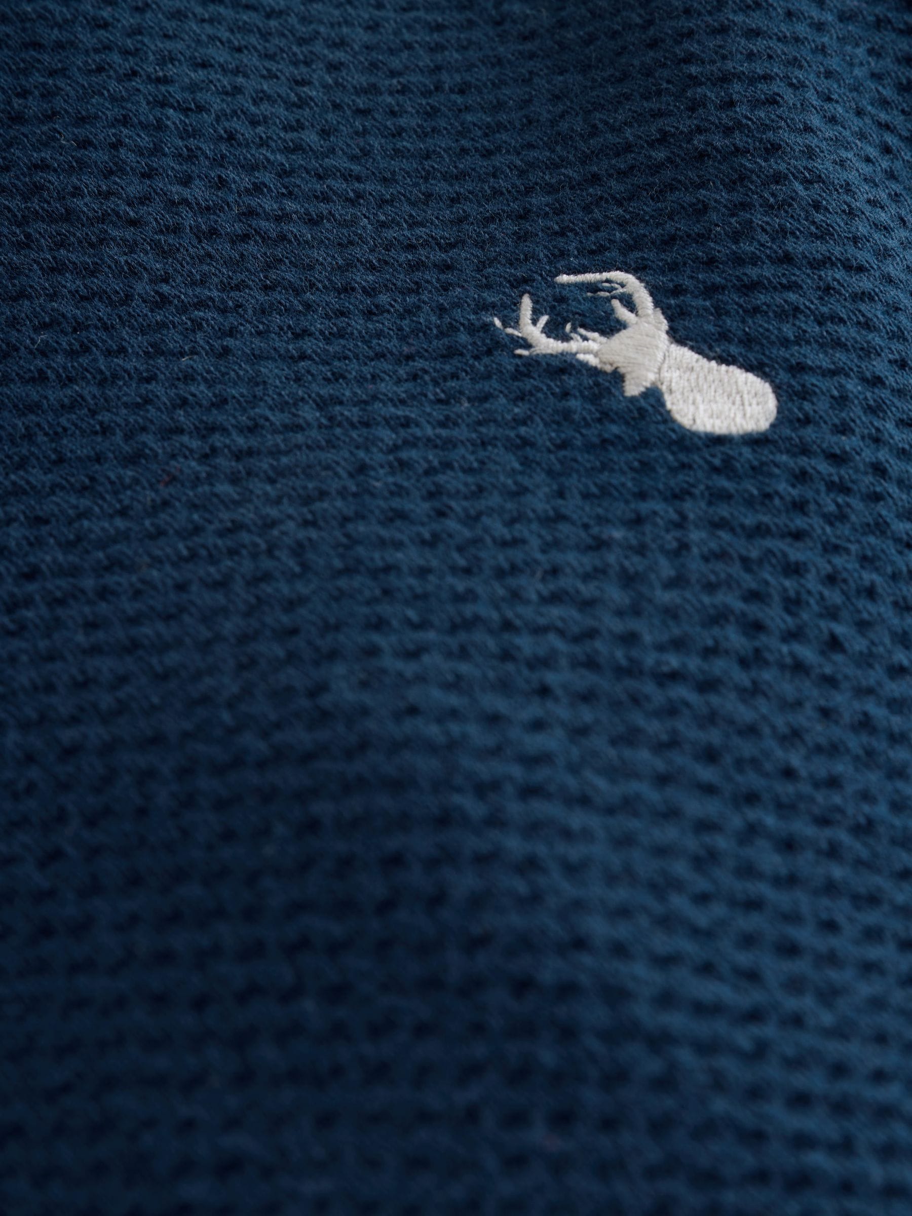 Blauw/marine - Enkele geweven pyjama (3 - 16 jr)