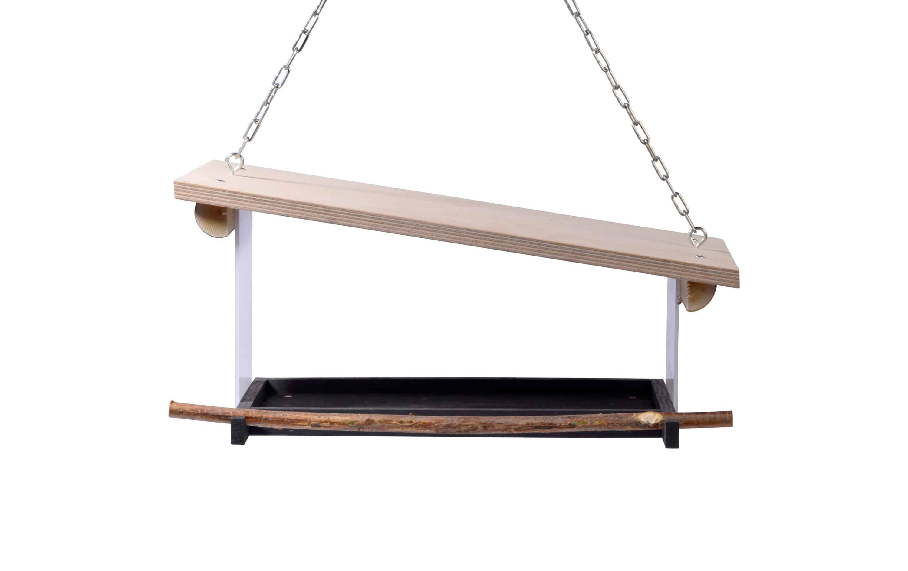 Design-Vogelfutterhaus Futura II, 38 x 22 x 18 cm, HolzMinimalistische Futterstation für Wildvögel
