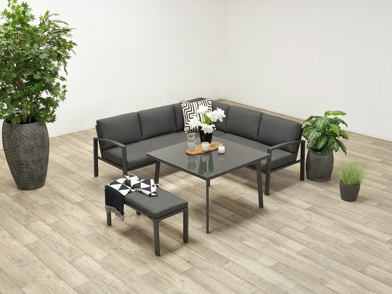 Lounge-Set Wellington 3-teilig