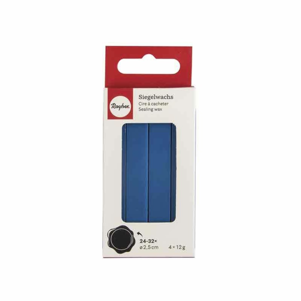 Cire à cacheter, bleu royal 12 g