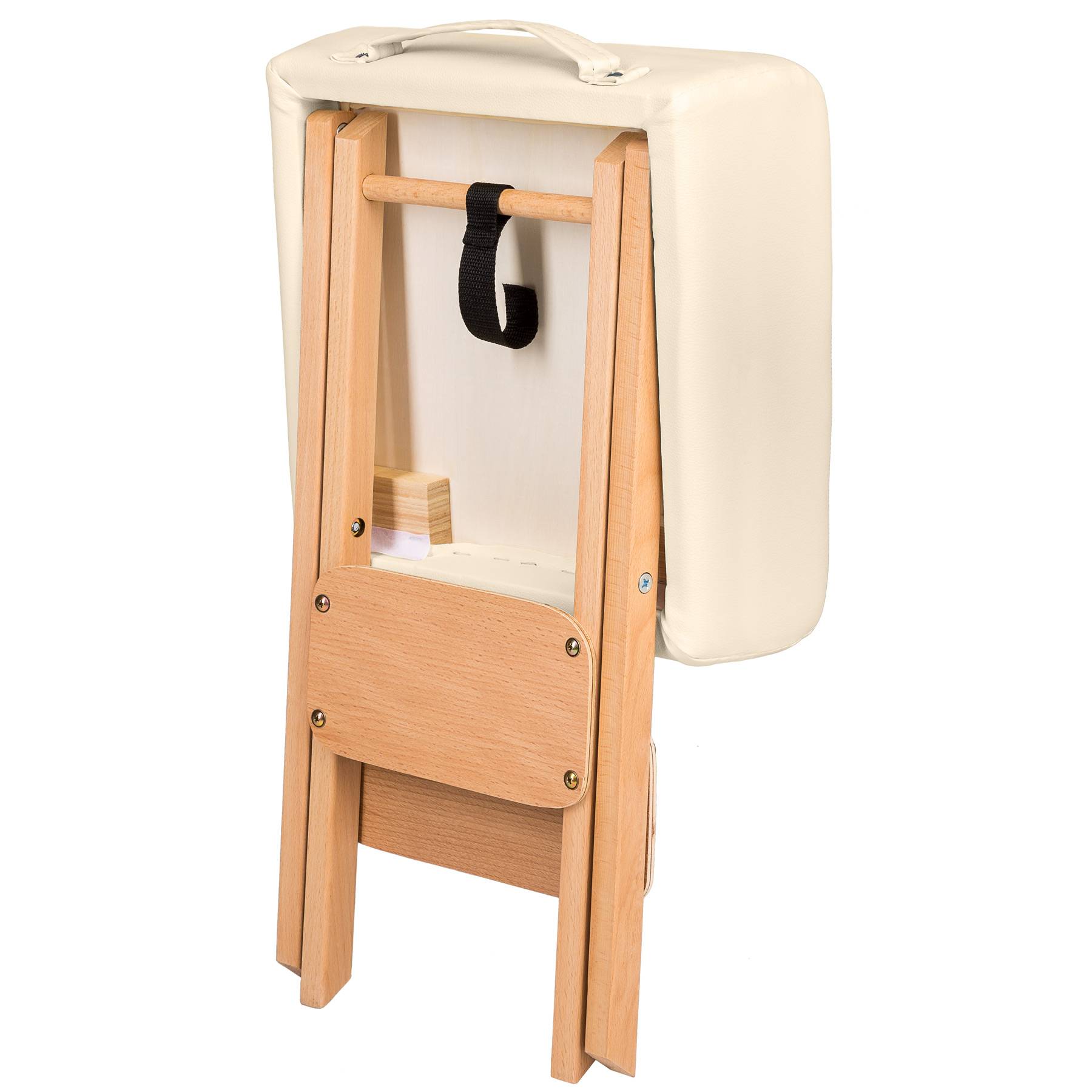 Hocker mit 2 Lagerungsrollen