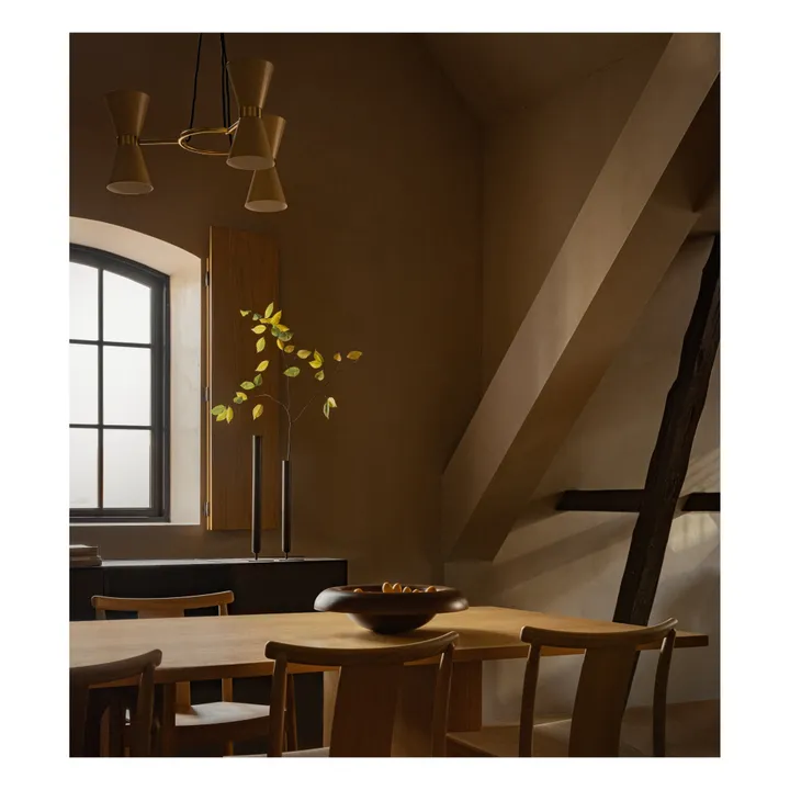 Audo Copenhagen Bol décoratif rond en bois  | Marron