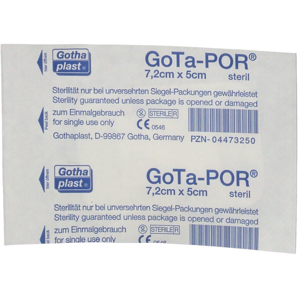 GoTa-POR® Wundpflaster steril 5 cm x 7,2 cm