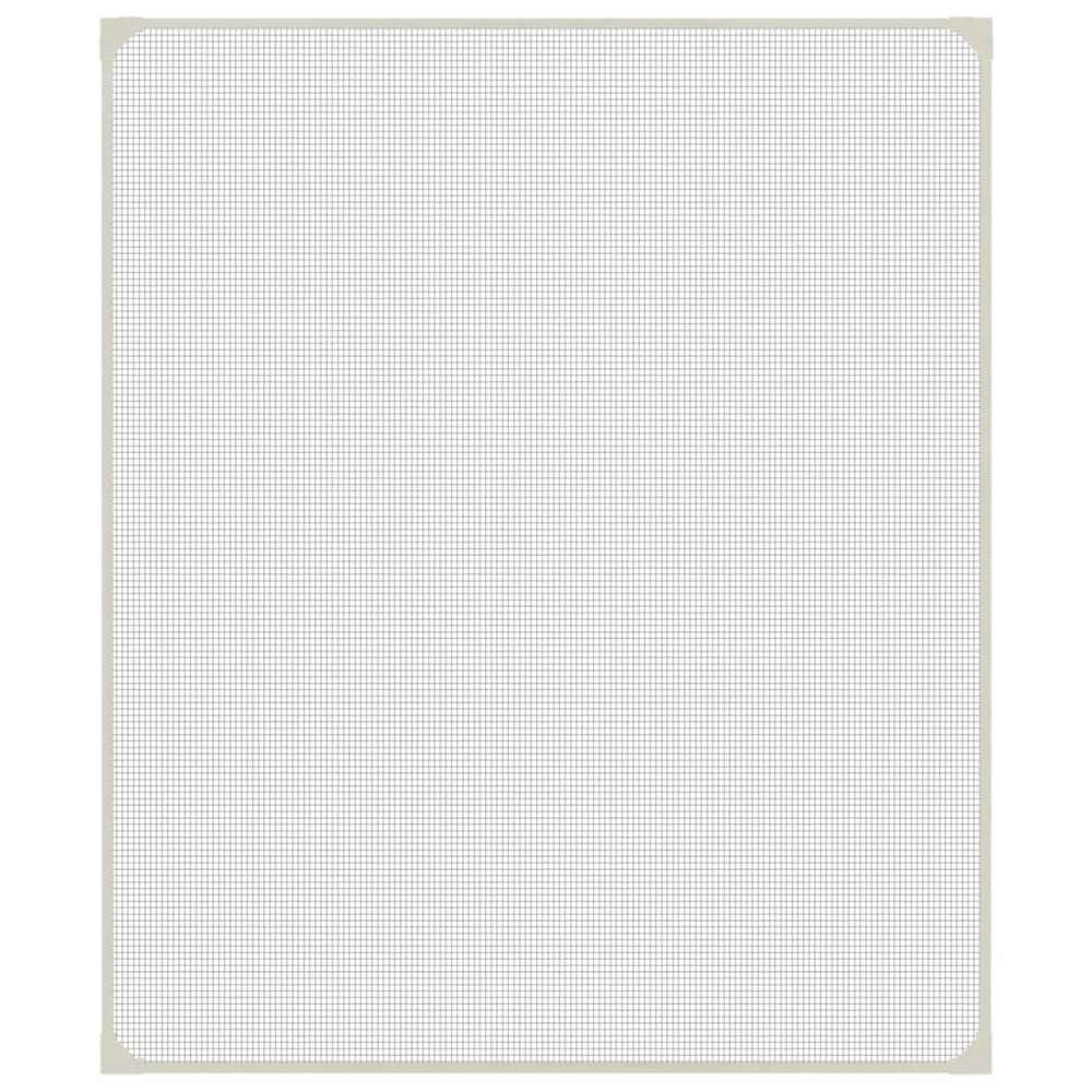 Moustiquaire magnétique pour fenêtres blanc 100x120 cm