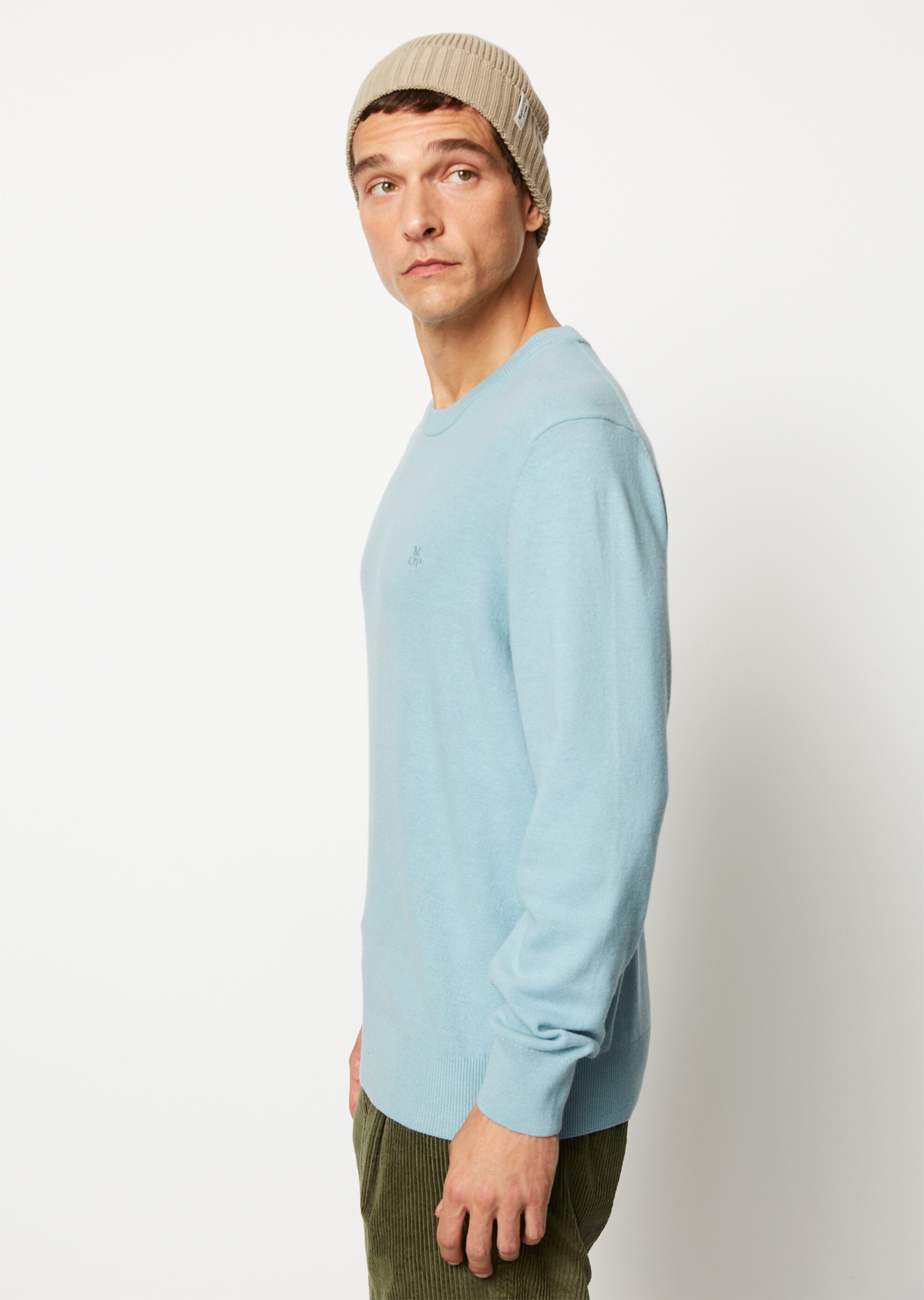Pullover regular aus softem Bauwolle-Schurwolle-Mix
