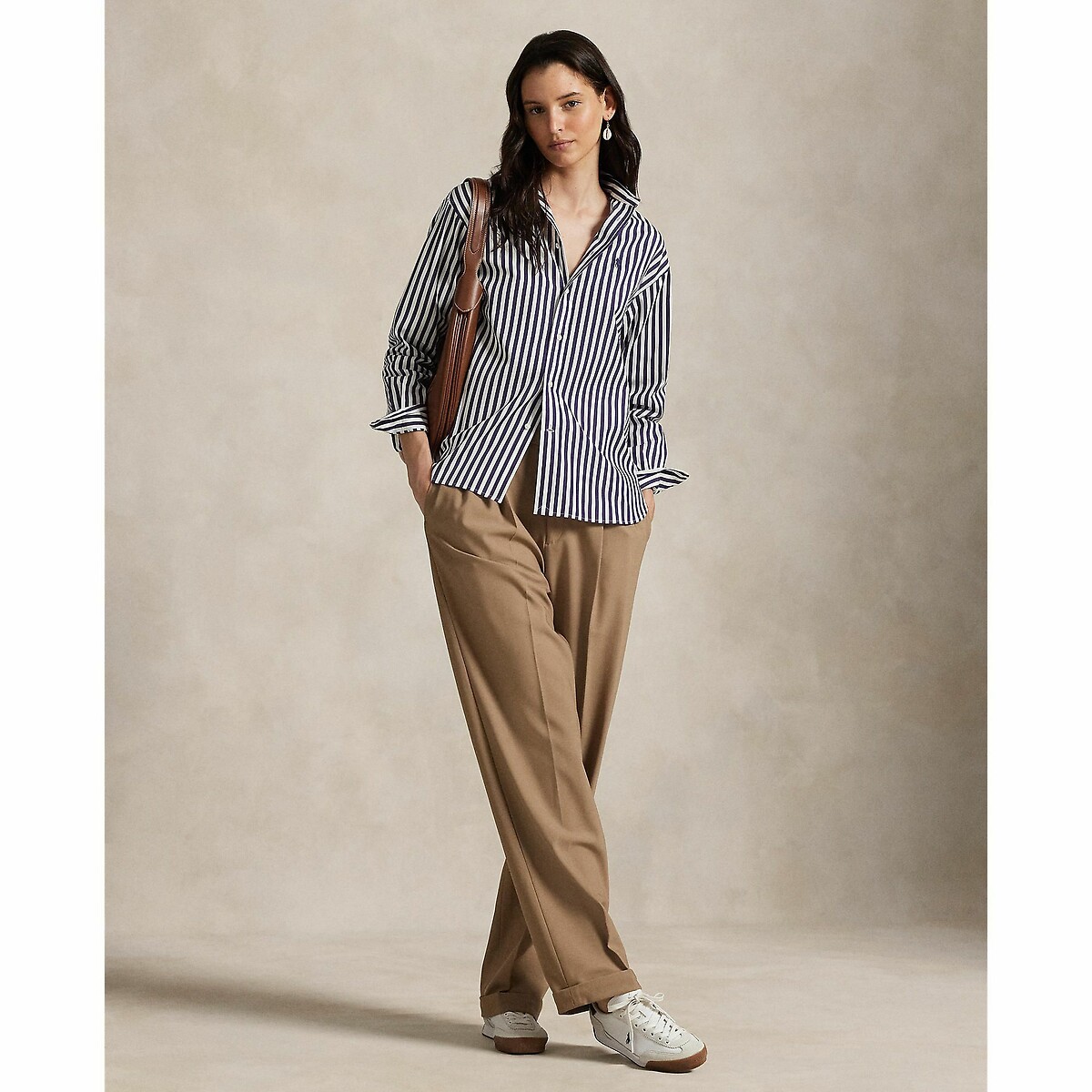 Camisa listrada de manga comprida POLO RALPH LAUREN
