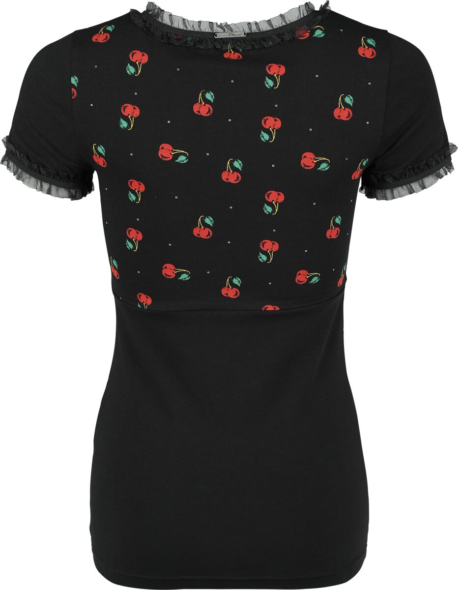 Bow On Cherries Shirt | Pussy Deluxe T-Shirt Manches courtes