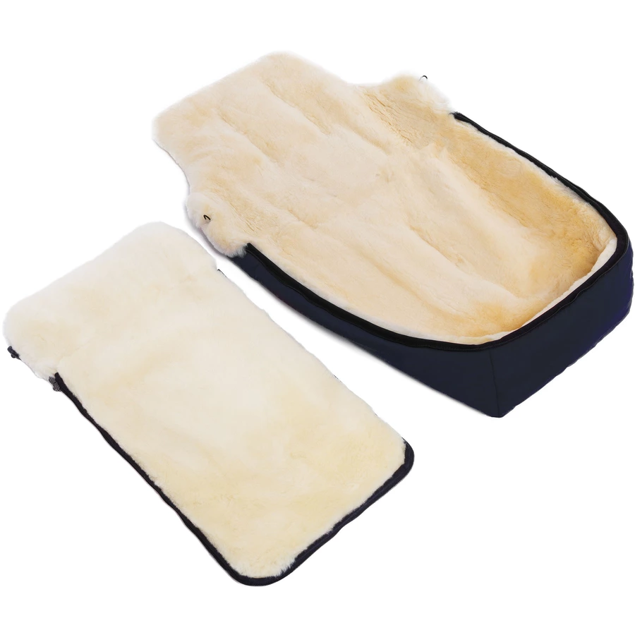 Werner Christ Baby Fußsack AROSA LUXE navy