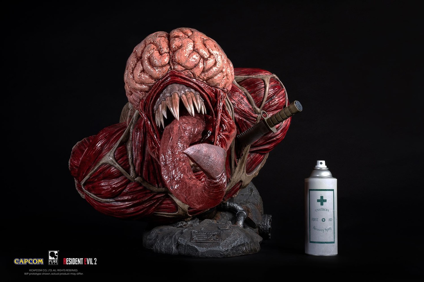 PureArts - Resident Evil 2 -Licker 1:1 Bust RESIN Statue