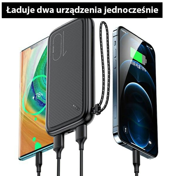 (10000mAh) Dual USB A / USB C / Micro USB Powerbank Power Delivery Ladegerät (10KCD15003) - Grün