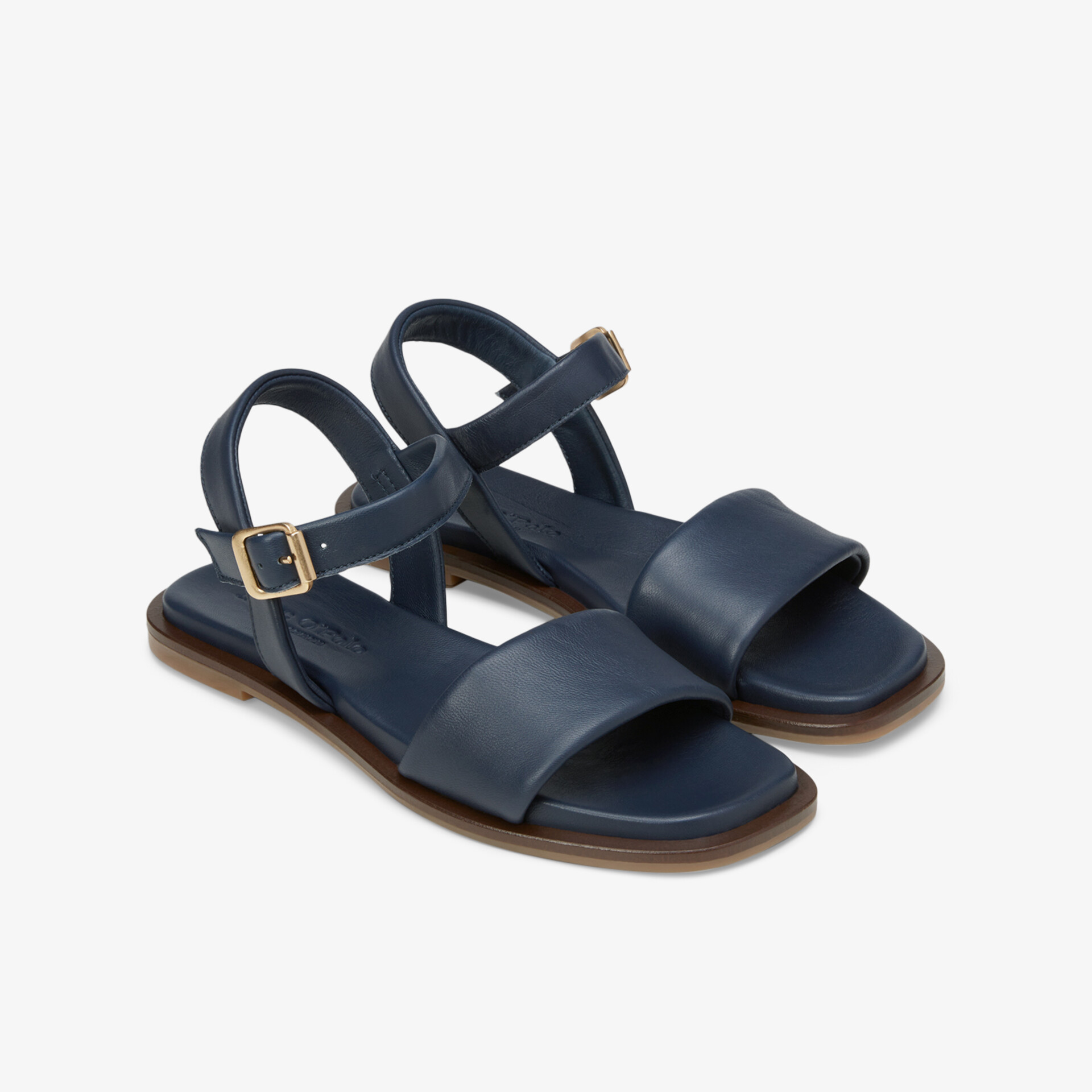 Marc O´Polo Damen Riemchensandalen blau