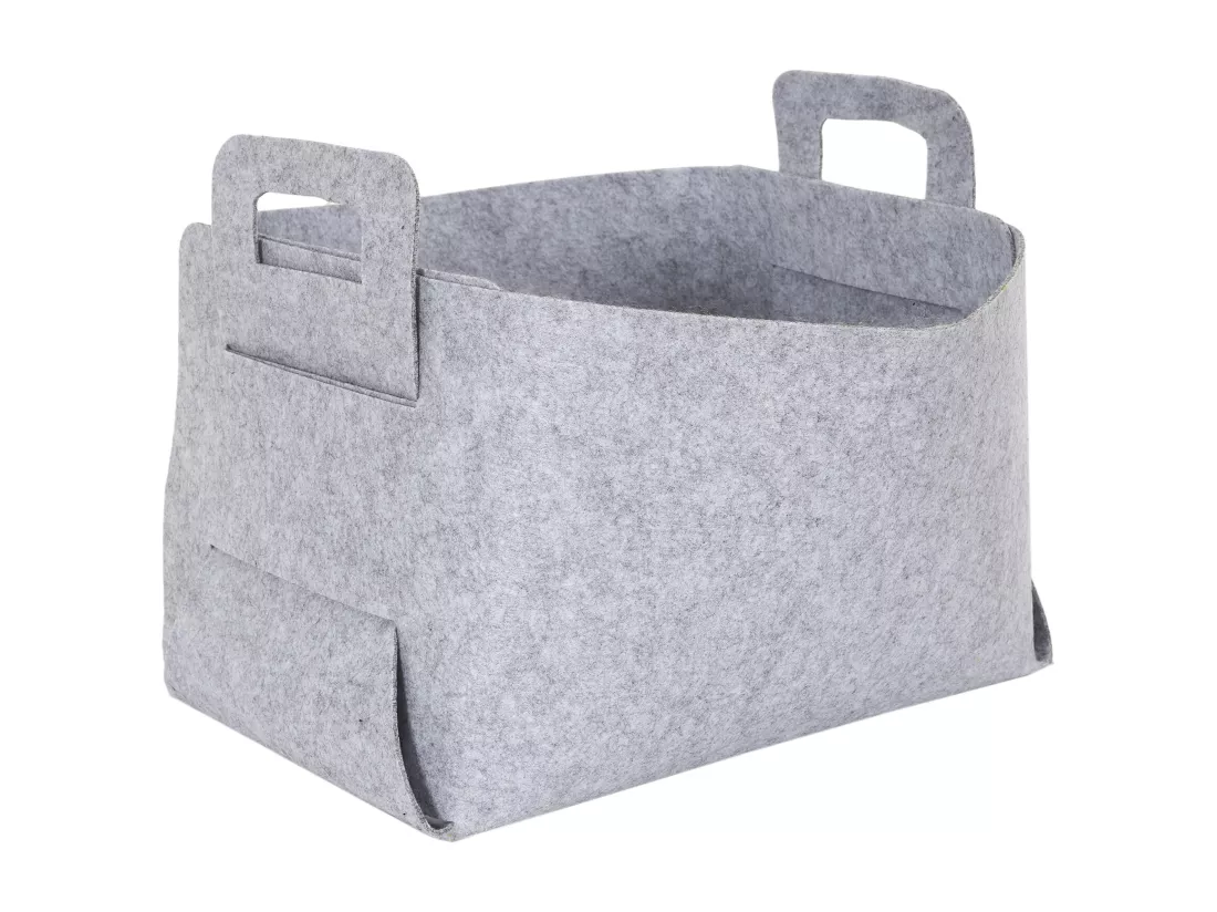 Lot De 3 Rangements En Feutre Pliables